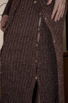 BASERANGE skirt SKLOU-CO-WI23 burgundy mixed color (SKLOU)